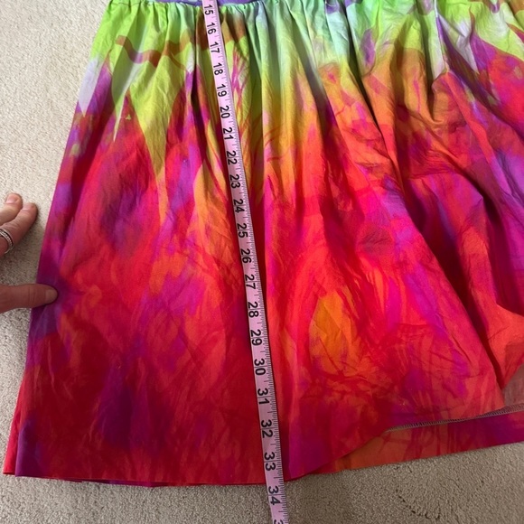 Plenty by Tracy Reese Puff-Sleeve Surplice Watercolor Tie Dye Dress M Anthro - Picture 12 of 12